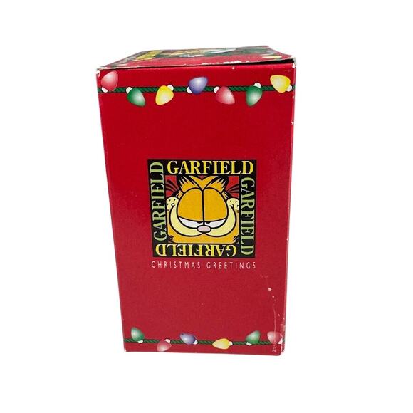 1996 Garfield Trim-A-Tree Ornament - 20 Years Party On Football Figure PAWS - Picture 2 of 7
